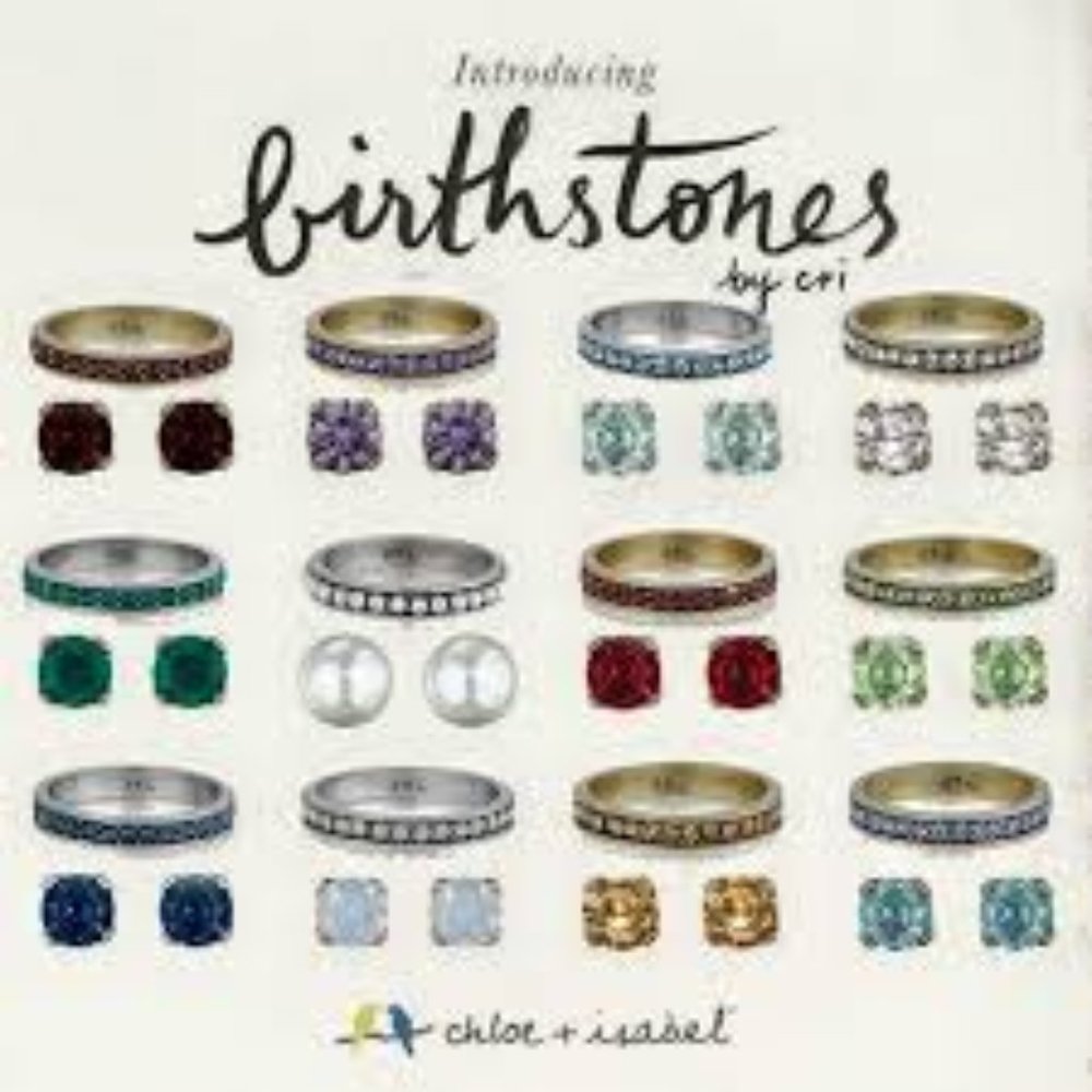 Chloe + Isabel Crystal Stacking Rings - Picture 4 of 5